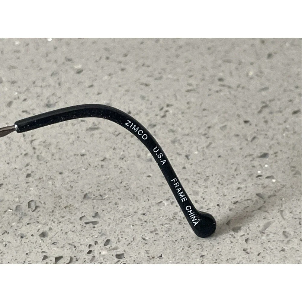 ZIMCO HB Retro #6 Gunmetal 46-19-135 Metal Full Rim Eyeglasses Frames ONLY READ